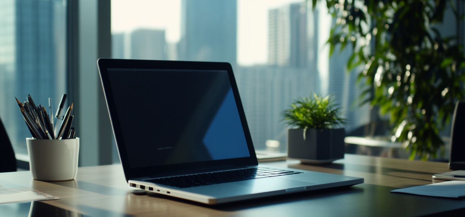 a laptop symbolizing multi-factor authentication (MFA).