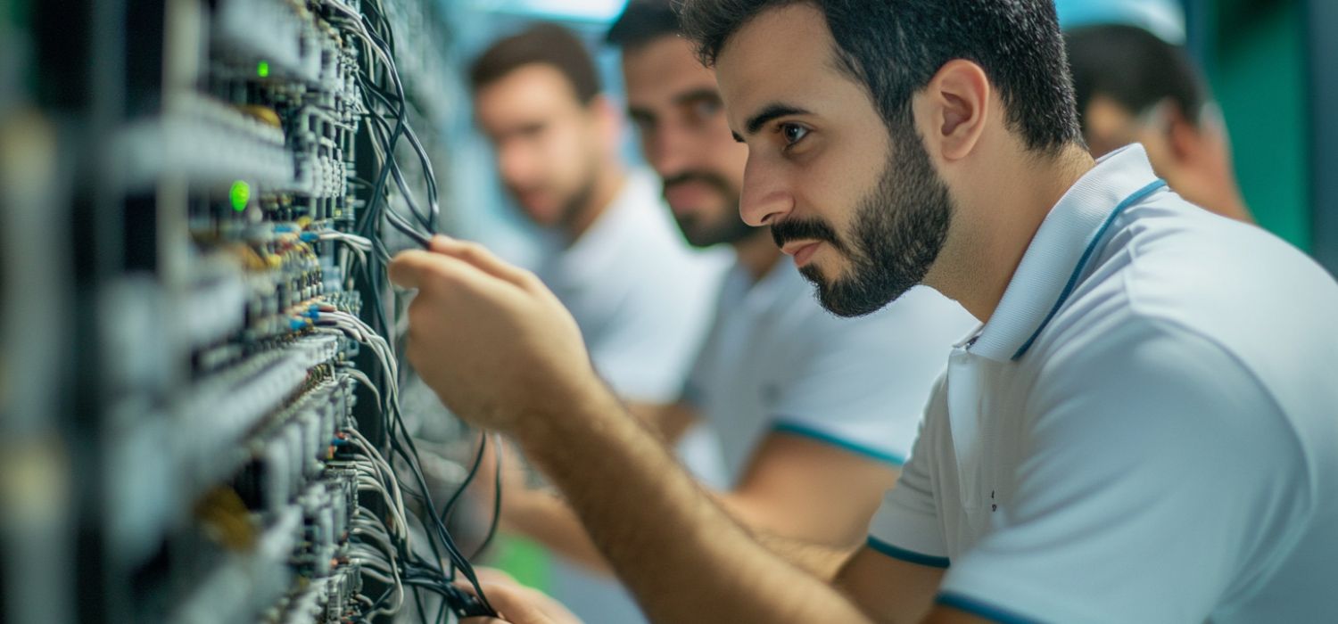 An IT specialist performing IT infrastructure management.